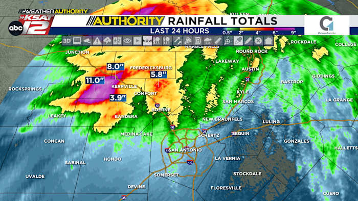 Major flooding continues along Guadalupe River