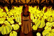 Lyza Hernandez looked at Japanese artist Yayoi Kusama’s infinity mirror room "All the...