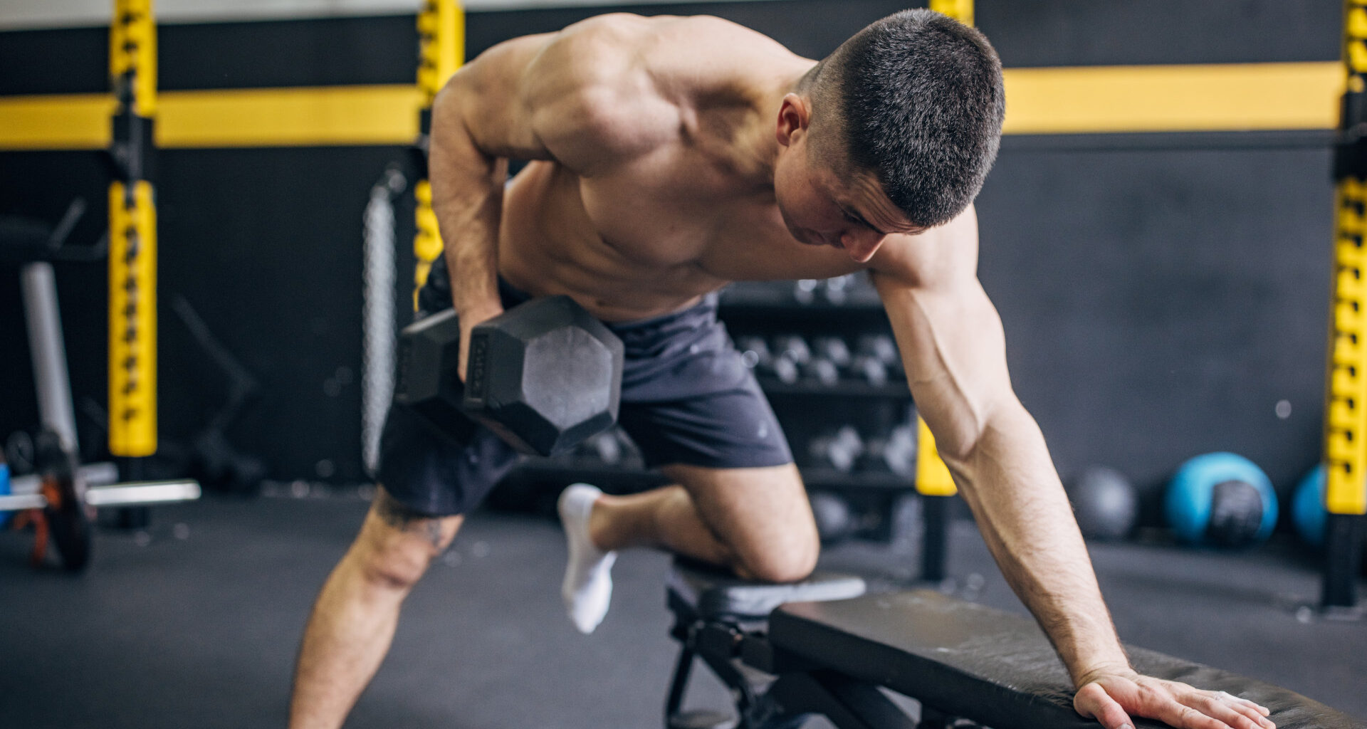 dumbbell rows