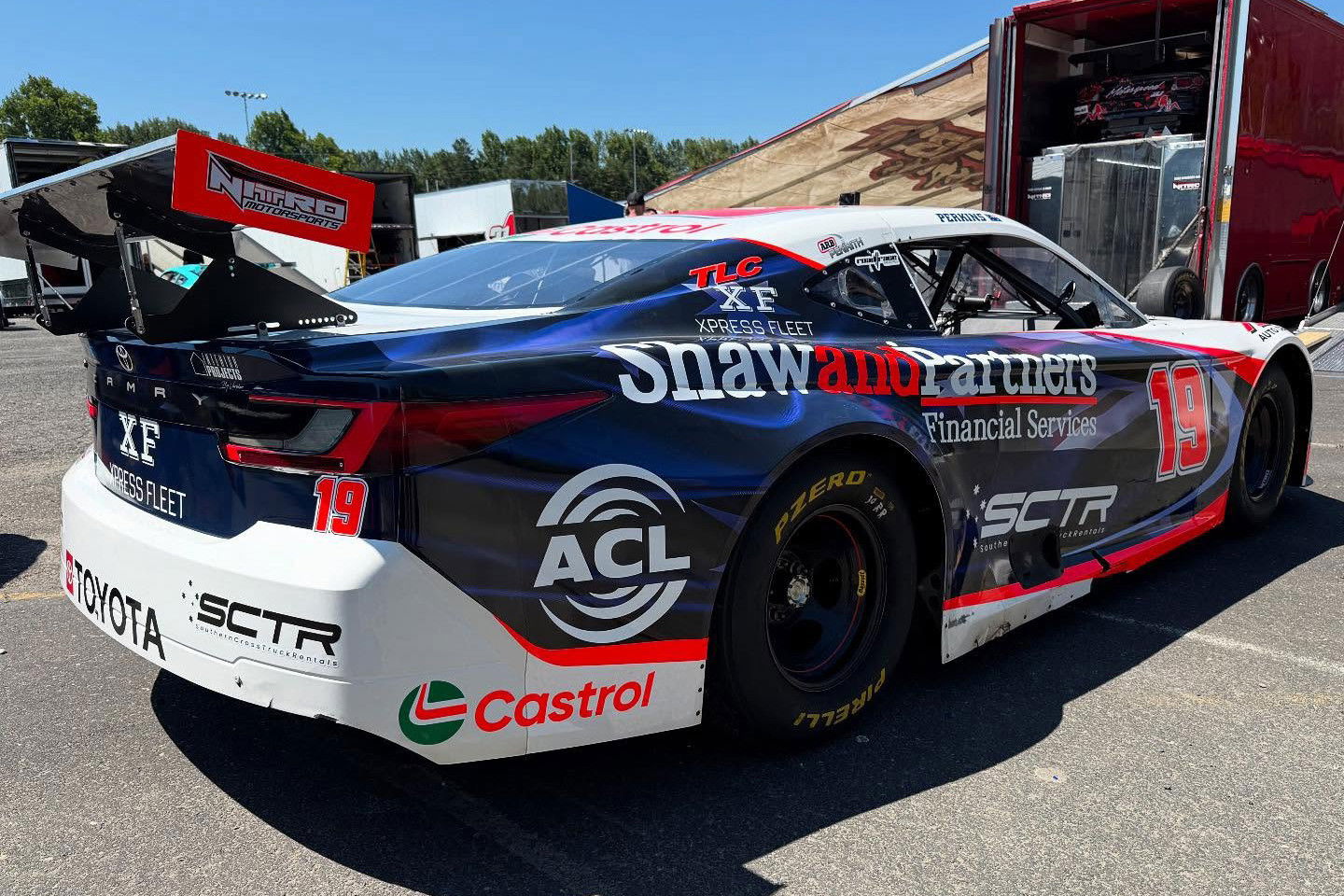 Jack Perkins' Nitro Motorsports Toyota Camry Trans Am.