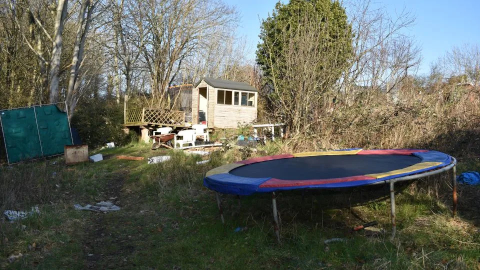 Baby Victoria's body was found by police in this shed in Brighton, England. - Metropolitan Police/PA Wire