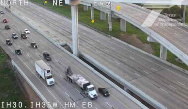 Fatal crash in Fort Worth closes north lanes of Interstate 35W during rush hour
