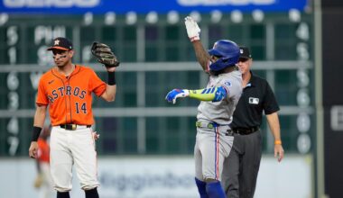 Texas Rangers’ Adolis García embracing villain role in Houston amid his 2025 turnaround