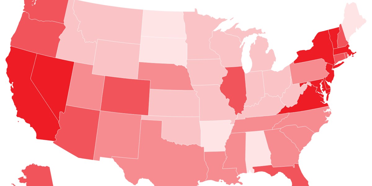 Americans spend an entire week's worth of pay on rent every month—and in some cities, a full two weeks of income is just going to housing