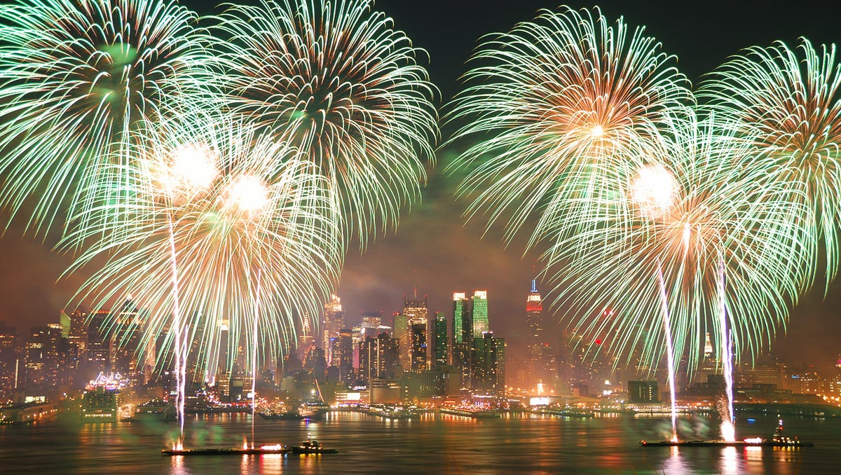 What time are the NYC fireworks tonight?
