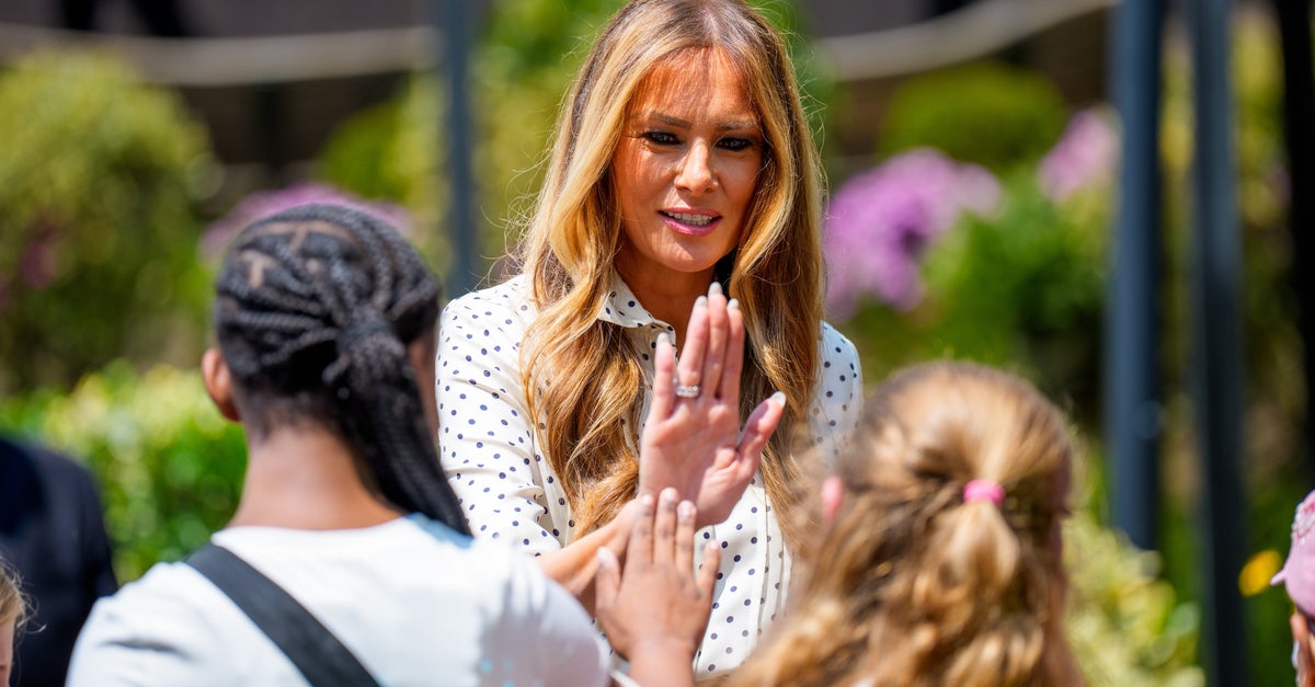 Melania Trump Visits DC Children's Hospital As GOP Passes 'Big Beautiful Bill'