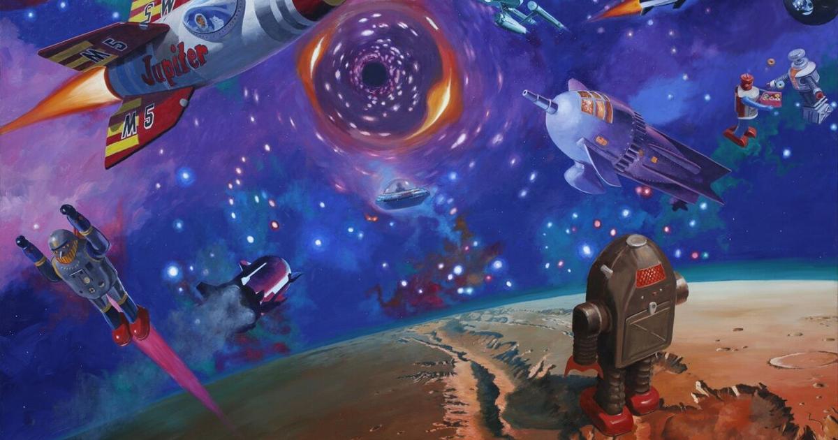 Doughnut-Fueled Dreamscape: Eric Joyner’s ‘Looking Sideways’ at the Corey Helford Gallery | Arts and Culture
