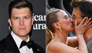 Colin Jost Reacts To Wife Scarlett Johansson Publicly Kissing 'Jurassic World' Co-Star