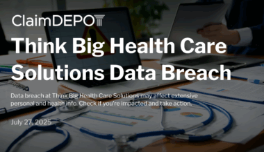 Think Big Health Care Solutions data breach exposes SSNs