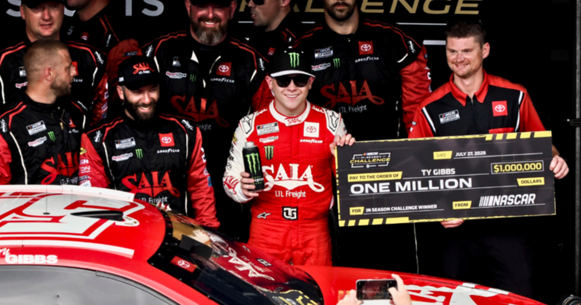 Ty Gibbs comes home with $1 million from NASCAR's In-Season Challenge | Sports