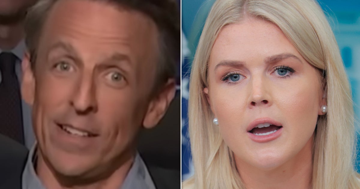 'Oh My God! Why Are You Like This?!?': Karoline Leavitt Blows Meyers' Mind In Spoof Presser