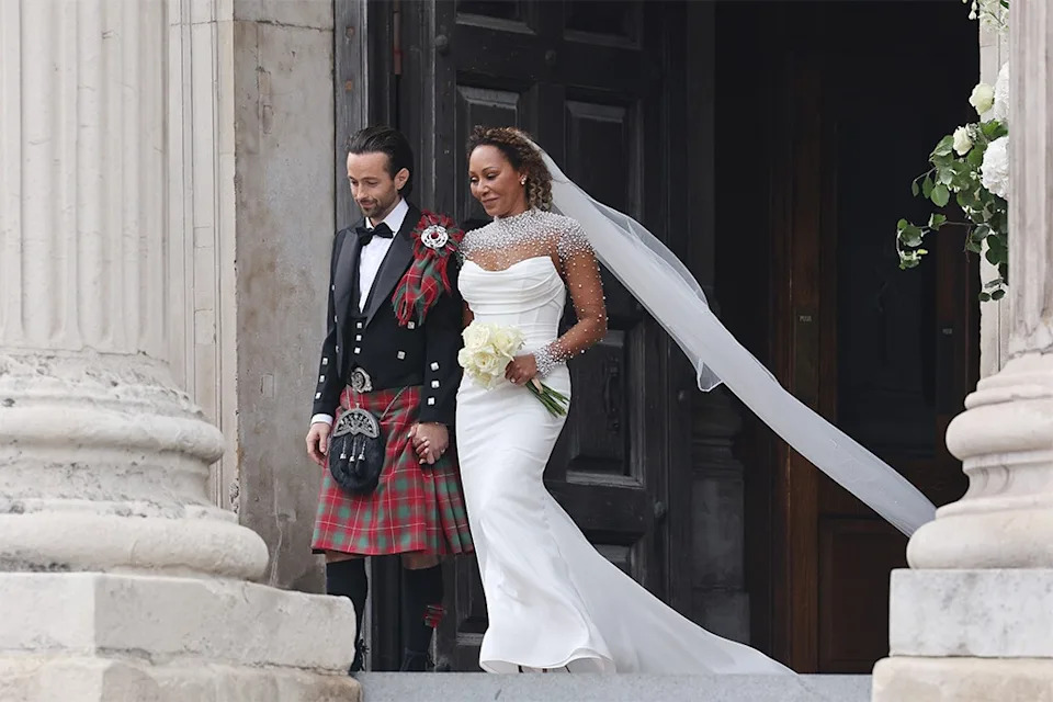 Mel B Marries Rory McPhee At St Paul's Cathedral In London