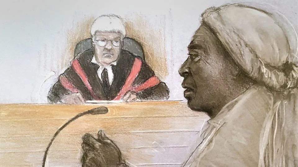 A court artist sketch of Mark Gordon giving evidence at the Old Bailey in London on Wednesday May 21, 2025. - Elizabeth Cook/PA Wire