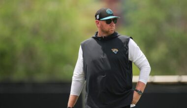 Projected depth charts on Day 1 of practices