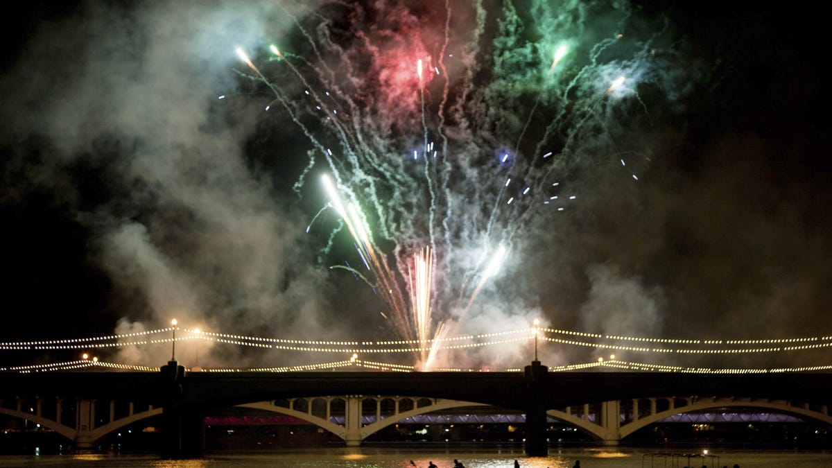 Biggest fireworks events in Phoenix