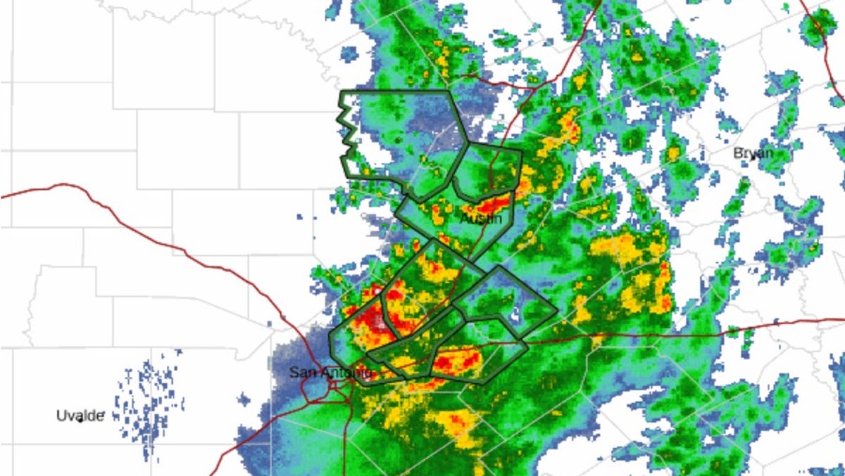 Austin, San Antonio under flash flood warnings until 2 p.m. Saturday