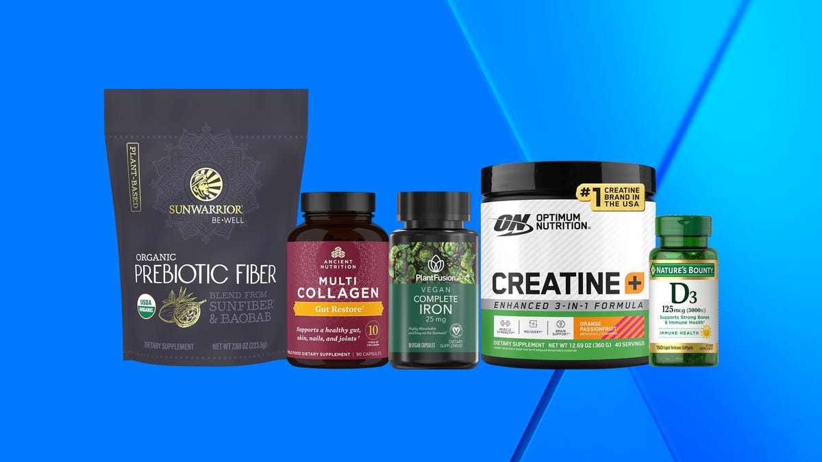 Creatine to Iron supplements up to 72% off right now