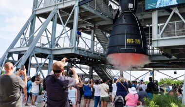 KSC Visitor Complex's new bus tour stop, The Gantry at LC-39