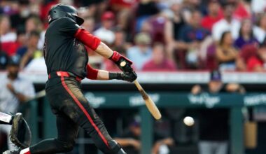 Elly De La Cruz was intentionally walked three times by the Rockies