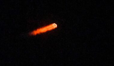 SpaceX Falcon 9 rocket launch from Florida Tuesday night