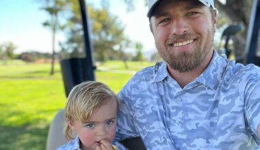 Father Reveals Secret to Sneaking Out of House to Play Golf Without Son Having a Meltdown (Exclusive)