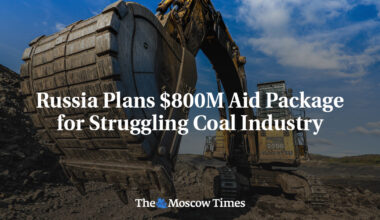 Russia Plans $800M Aid Package for Struggling Coal Industry