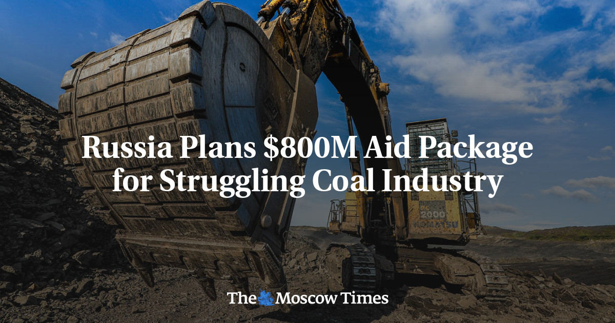 Russia Plans $800M Aid Package for Struggling Coal Industry