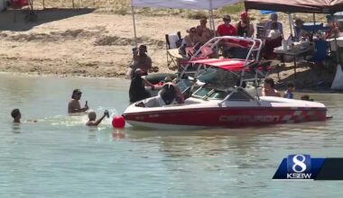 Crowds flock to Lake San Antonio for a hot Fourth of July weekend