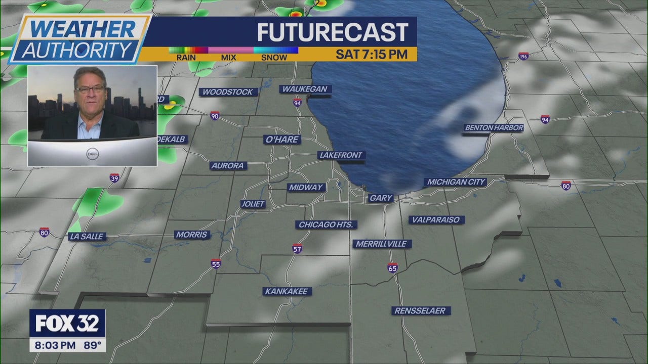 Chicago weather: Heat wave to peak tomorrow with scattered showers possible overnight
