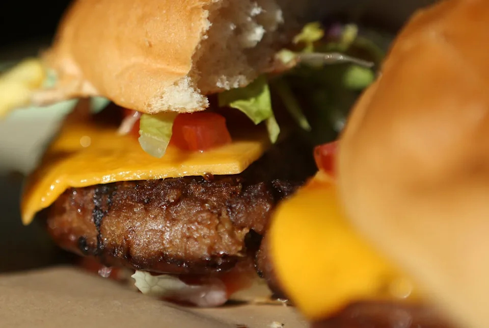 Eating ultraprocessed foods has been has been tied to multiple negative health outcomes, including premature death and cancer. Meatless meat is highly processed but researchers say the benefits outweigh any nutrition negatives (Getty)