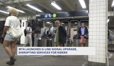 MTA launches G line signal upgrade; disrupts service for Brooklyn riders