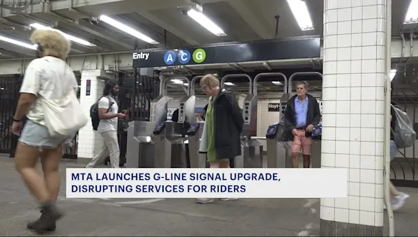 MTA launches G line signal upgrade; disrupts service for Brooklyn riders