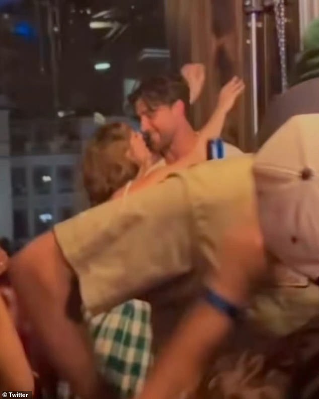 Swift and Kelce packed on the PDA in a new steamy photo of the couple from earlier this week