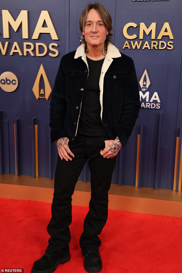 Keith Urban (pictured) sensationally hung up on an Aussie radio station after a crude question crossed the line