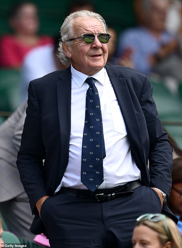 Bill Beaumont, Chairman of World Rugby, looked sharp in a black suit as he arrived at the Royal Box