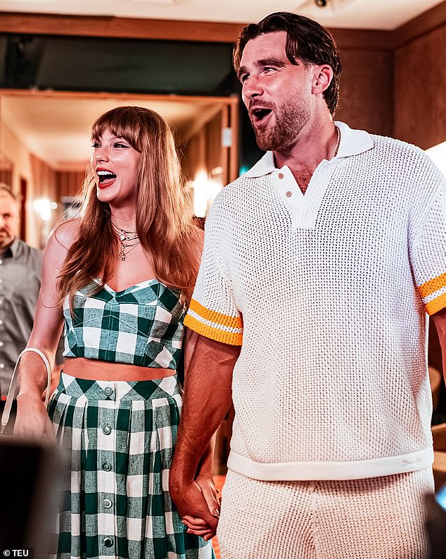 A rare period of calm for Swift and Kelce has led to the next step in their two-year relationship