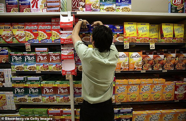 The paediatric nutritionist says parents are being lied to by the Health Star Rating on boxes of cereals and muesli bars at their local supermarket (stock image)