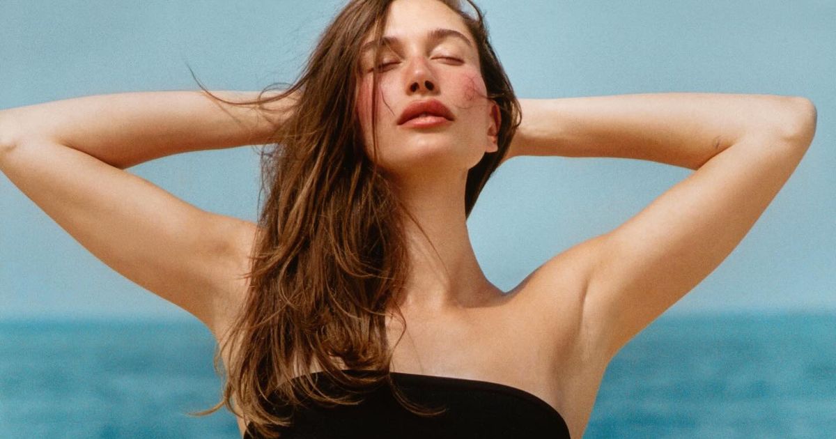 Hailey Bieber Debuts Rhode Waist Chain for Lip Balm
