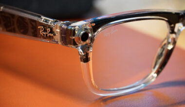 Ray-Ban Meta limited edition transparent smart glasses.