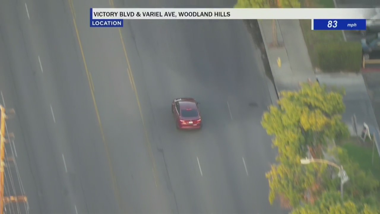 High speed chase in Woodland Hills