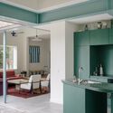 DT House / AE-architecten - Interior Photography, Kitchen, Wood, Chair, Table, Lighting, Countertop, Glass
