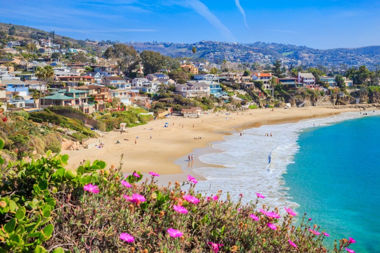 Crescent Bay of Laguna Beach in Orange County