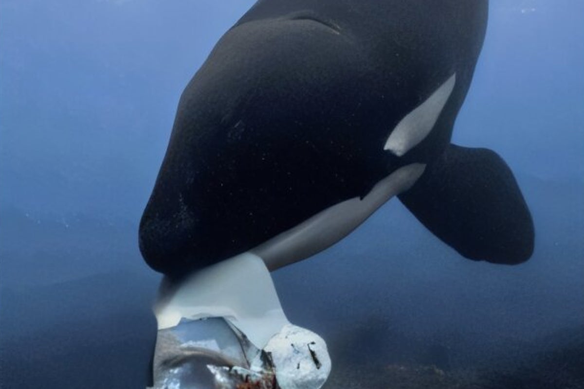 Killer whales caught sharing food with humans in strange behaviour for first time in groundbreaking study