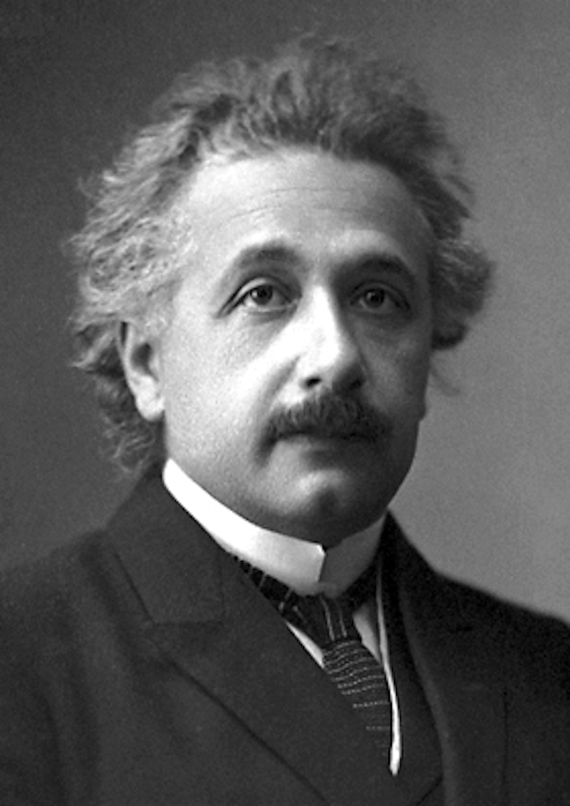 Albert Einstein, official 1921 Nobel Prize in Physics photograph.