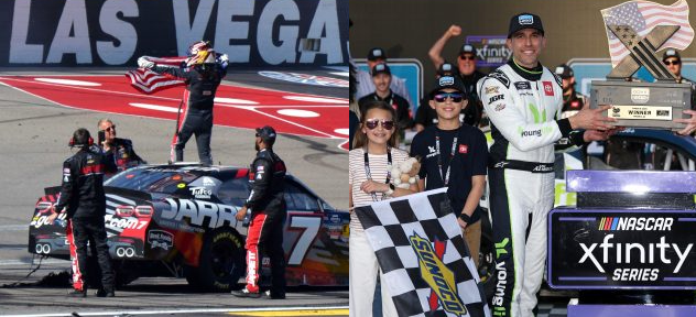 Two NASCAR veterans' ties go from the finish line to the school car line