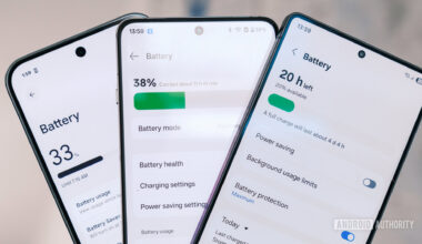 Android phones battery life compared