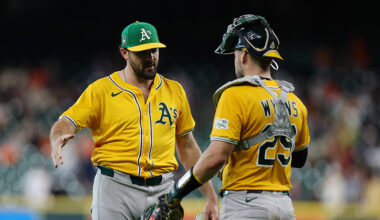 Athletics sweep Houston Astros July 2025...