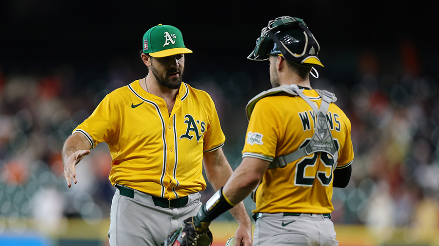 Athletics sweep Houston Astros July 2025...