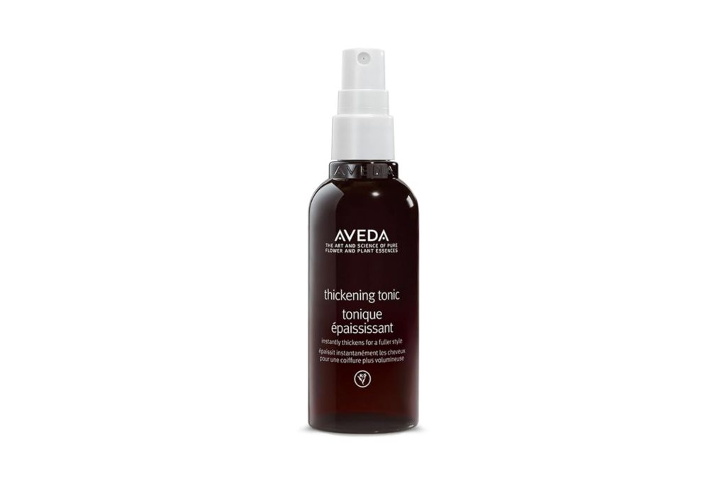 A bottle of hair tonic from Aveda