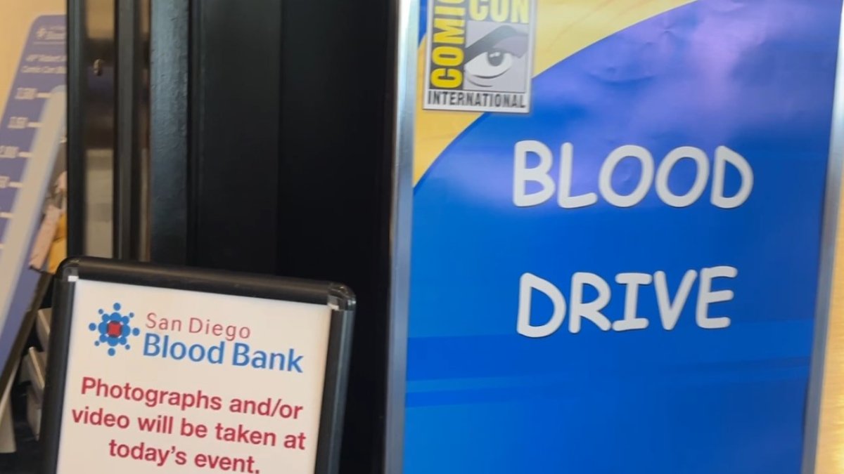 3,300 pints of blood collected at annual Comic-Con drive – NBC 7 San Diego